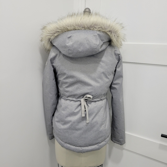 Hollister Ultimate Down Collection Grey Jacket Size XS - Picture 5 of 16